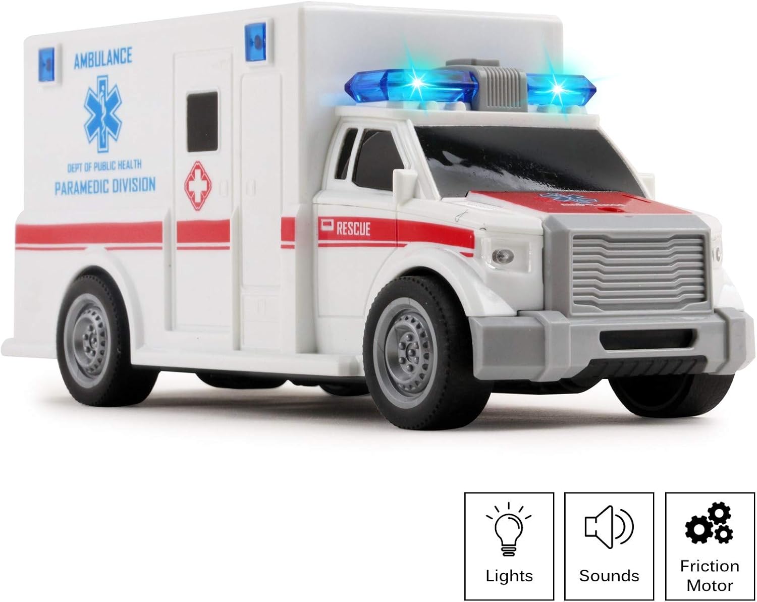 diecast ambulance with working lights