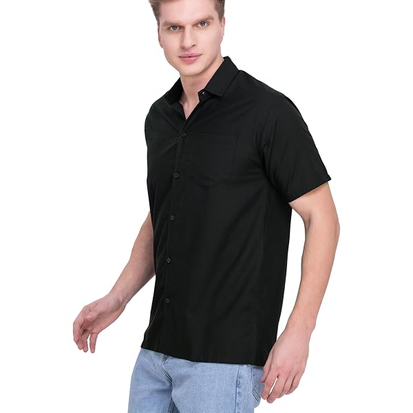 LA LEELA Men's Hawaiian Casual Button-Down Shirt - Relaxed Fit, Rayon, Untucked Style