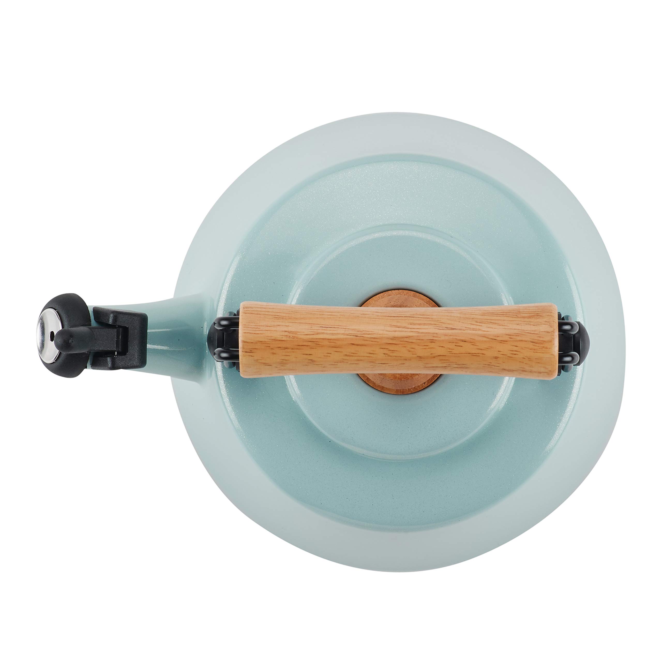 Rachael Ray Enamel on Steel Whistling Kettle/Stovetop Teakettle/Tea Pot