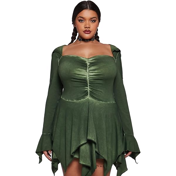 JILTU ♡ petit frill dress Ssize Shop Paint dot print georgette ruffle trim dress | eShakti