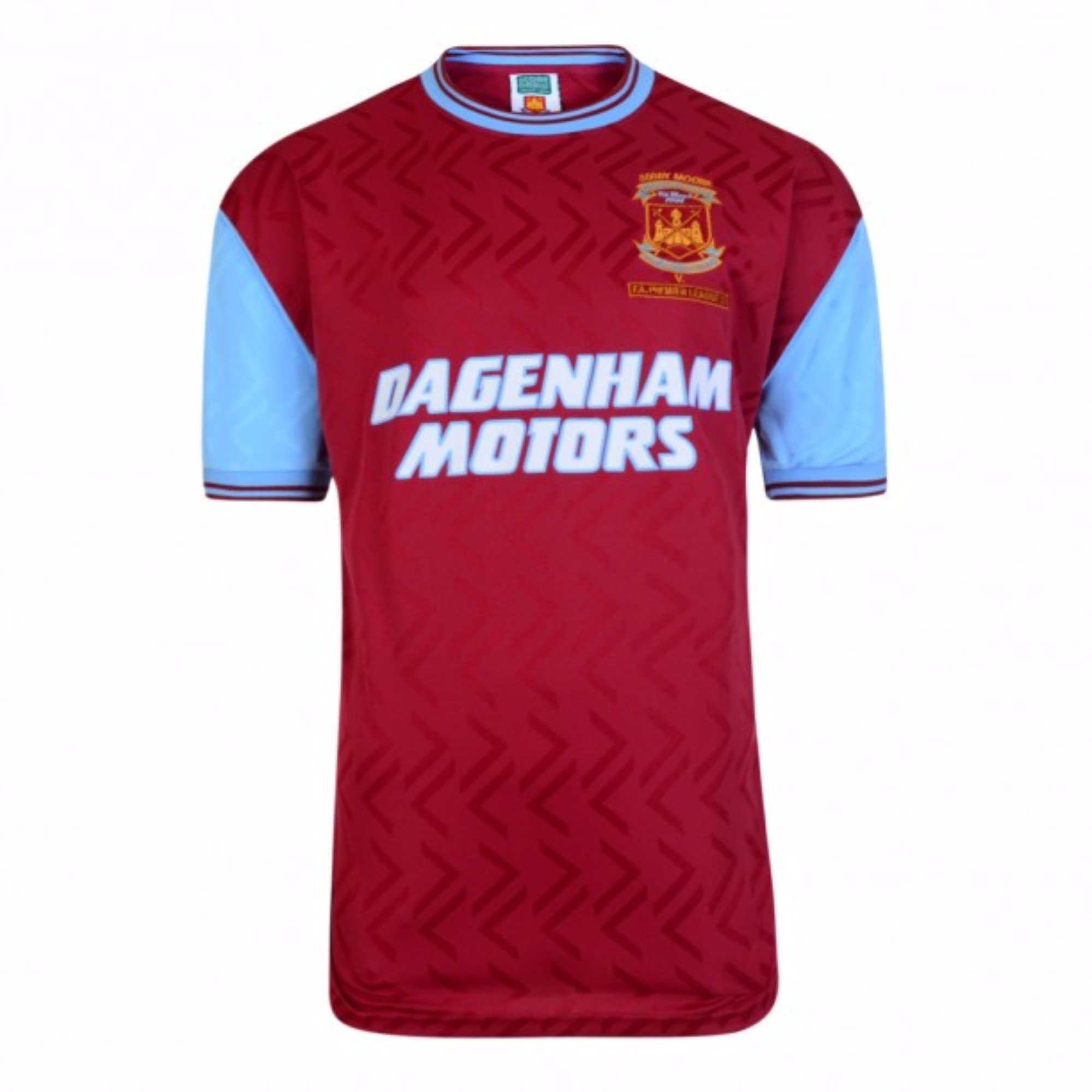 ScoreDraw Men's Official West Ham United Jersey 1994 No.6 Shirt - Multi-Colour, Small