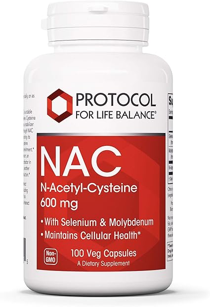Amazon Com Protocol For Life Balance Nac N Acetyl Cysteine
