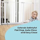 Safety 1st Easy Close Metal 28cm Gate Extension White – No Drilling view 2