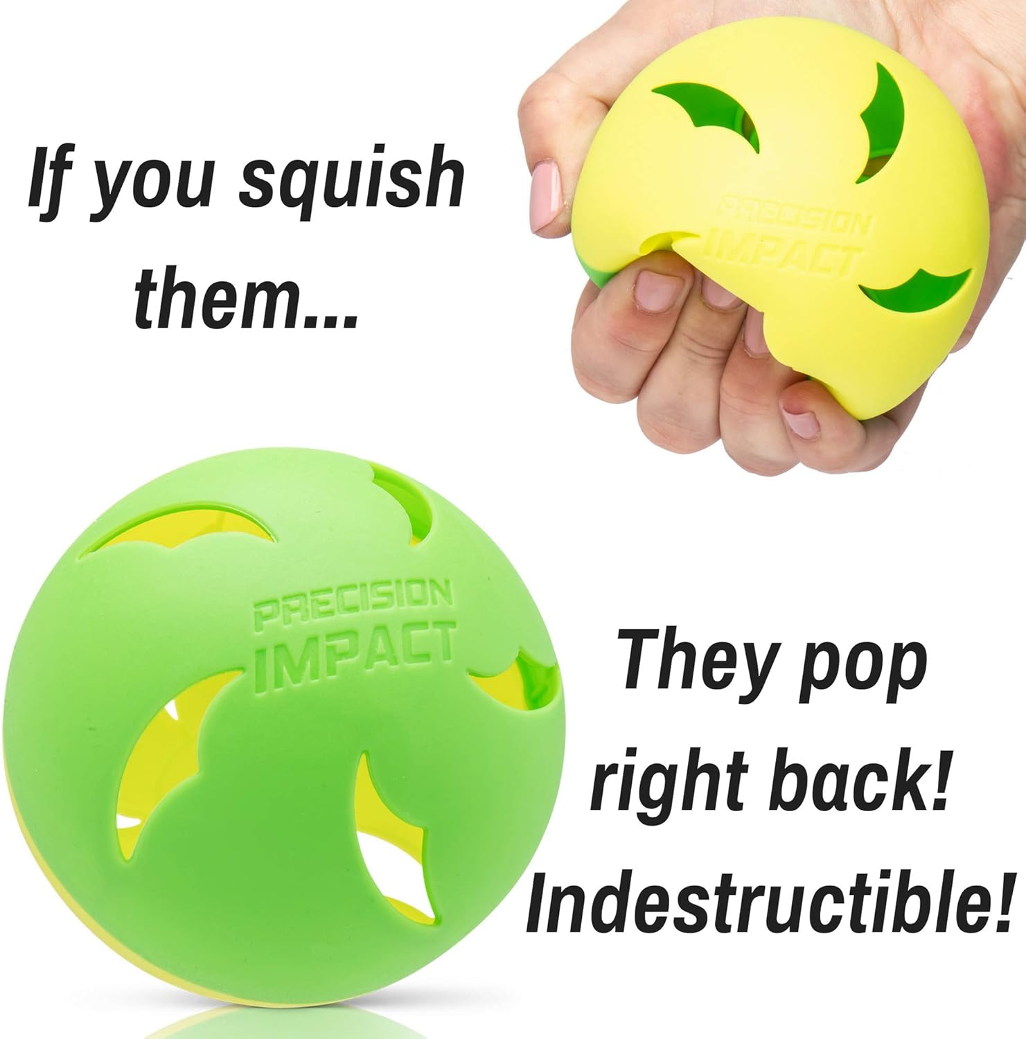 Precision Impact Softball Practice Balls: Heavy-Duty Lightweight Balls for Softball Hitting Training (8-Pack) : Sports & Outdoors