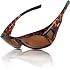 LVIOE Photochrome Polarisiert Sonnenbrille Für Brillenträger – Unisex Fit-over Brille, UV-Schutz 100%