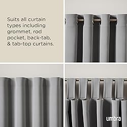 Umbra Twilight Double Curtain Rod Set – Wrap