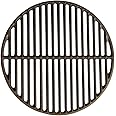 15.5" Cast Iron Grate Grids Sear Grate Fire Pit,Dracarys Round Cooking Grate big green egg accessories Fit for Medium Big Green Egg Grill Dome Char-Griller or Same Size Charcoal Grill(Medium - 15.5")