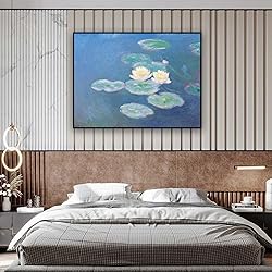 Yomcut Claude Monet Canvas Wall Art - Water Lily