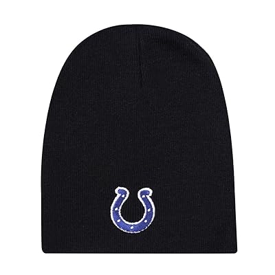 Indianapolis Colts Men's Knit Beanie, Black, One Zambia Ubuy