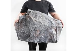 Fake Rocks for Outdoor Landscaping, Realistic Artificial Stone Cover for Well Enclosure, Natural Texture PU Foam Decorative R