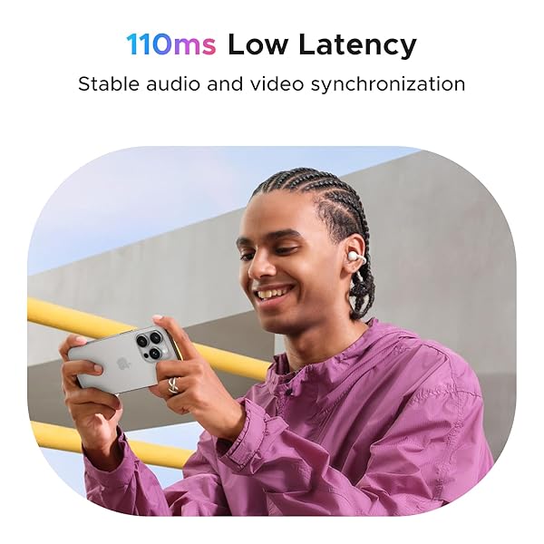 UGREEN S6 MAGIC CLIP-TYPE EARBUDS, OPEN-EAR EARBUDS, WITH LCD SMART DISPLAY, OPEN-EAR TYPE, BLUETOOTH 5.4 0.5 INCH (12 MM) DRIVERS, TOTAL 30 HOURS PLAYBACK, DNN NOISE CANCELING