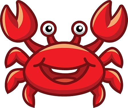 Amazon Cute Sweet Ocean Sea Creature漫画絵文字ビニールステッカー 4 Wide 外装 エアロパーツ 車 バイク