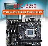 Lodokdre B250 V2.1 ETH Miner Motherboard 12PCIE G3900 CPU DDR4 4GB RAM 128G SSD view 7