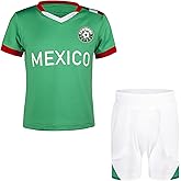 BDONDON Kids Soccer Jerseys for Boys & Girls Size 2-14 Years - Breathable Youth Soccer Football Training Outfits Gifts
