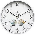 Amazon.com: NUOVO 8 Inch Round Wall Clock Silent & Non-Ticking Retro ...