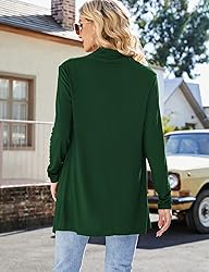 Women's Open Front Long Cardigans Casual Long