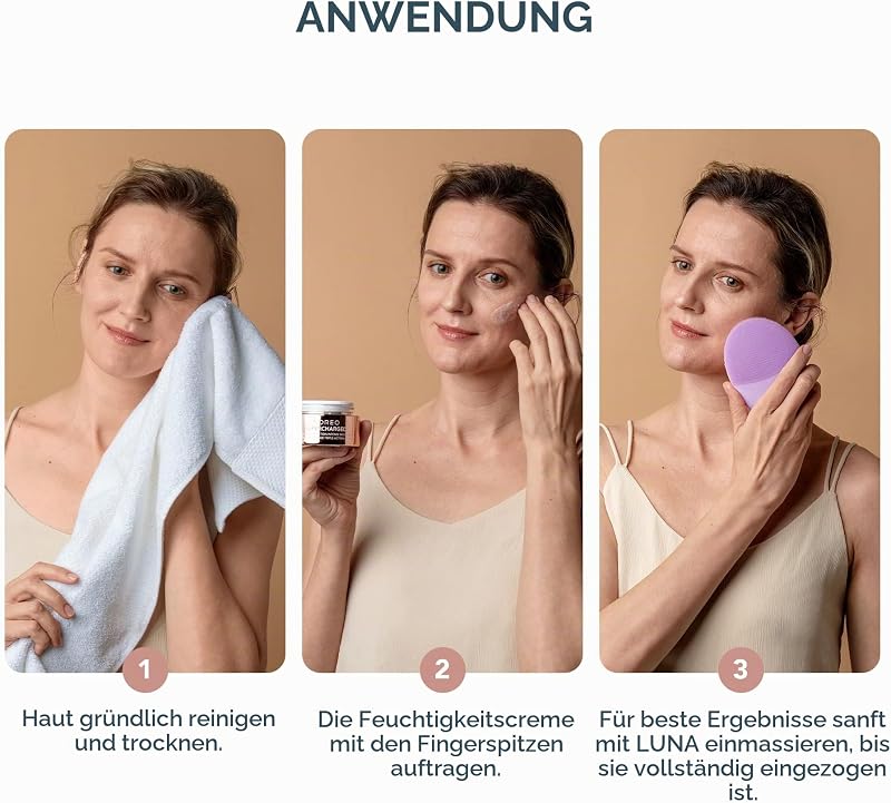 SUPERCHARGED HA+PGA Intensive Feuchtigkeitscreme mit 3x Wirkung – Anti-Falten tagescreme gesicht– Hyaluronsäure & Squalan – Vitamin E -Vegan Kosmetik – Gesichtscreme Männer und Damen – 50 ml