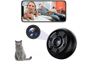 Mayycinco Hidden Camera WiFi Mini Spy Camera Wireless HD 1080P Small Camera with Motion Detection for Home Security and Outdoor Nanny Cams (Small)