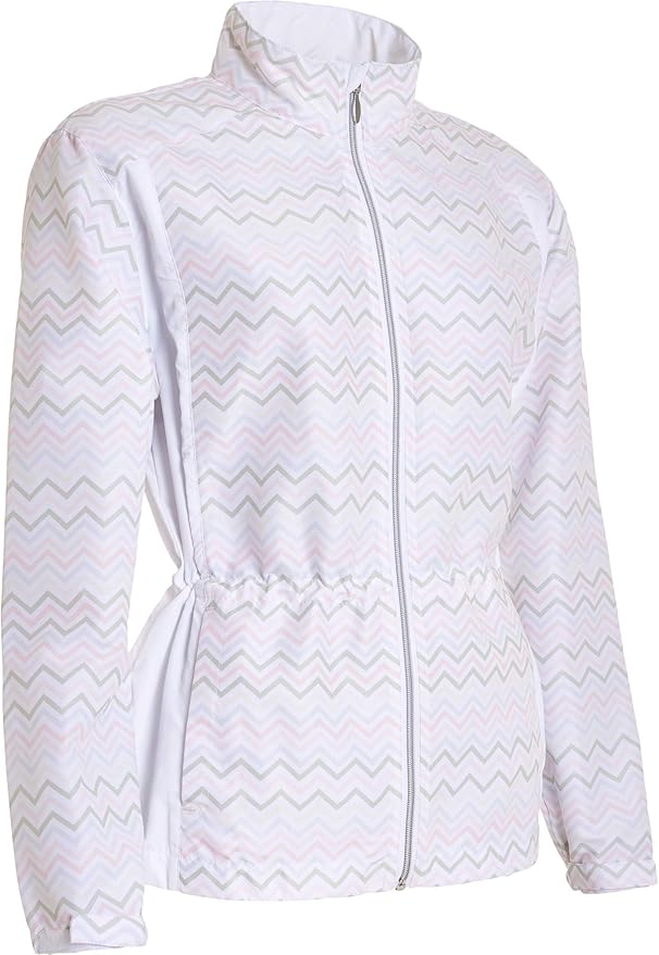 ladies short sleeve windproof golf jacket