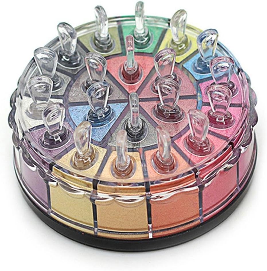 SMILEQ 20 Colors Shimmer Glitter Eye Shadow Powder Palette Matte Eyeshadow Brush Kit Porfessional Cosmetic Makeup