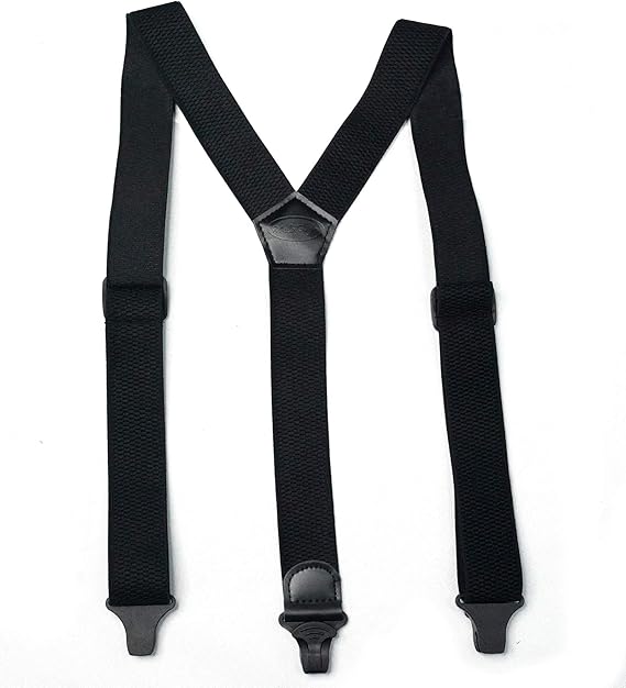 Melo Tough Y back suspenders airport friendly Suspenders, NO buzz with