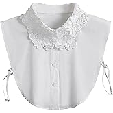 WENLOOY Fake Collar Detachable Blouse Dickey Collar Half Shirts Faux False Collar for Women & Girls Favors