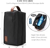 KK Water Resistant Hanging Toiletry Travel Bag – Black 26x12.5x13 cm view 5