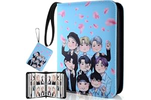Silph PLC Korean POP Stray Kids Trading PhotoCard Binder, 400 Photocard Holder Book with Sleeves Gifts for Boys & Girls - Photocard Album