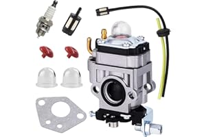 ORIENTAL POWER 63022 Carburetor for Harbor Freight 52cc 2HP Predator Earth Auger 63022 with Primer Bulbs Spark Plug Gasket Fuel Line Carb Kit, Replace 63022 56257 57341