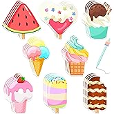 32Pcs Ice Cream Sticky Notes,640Sheet Summer Sticky Notepad Cute Fruit Note Pads Self Sticky Writing Memo Pads Page Marker Supplies Kids Adults Small Gift