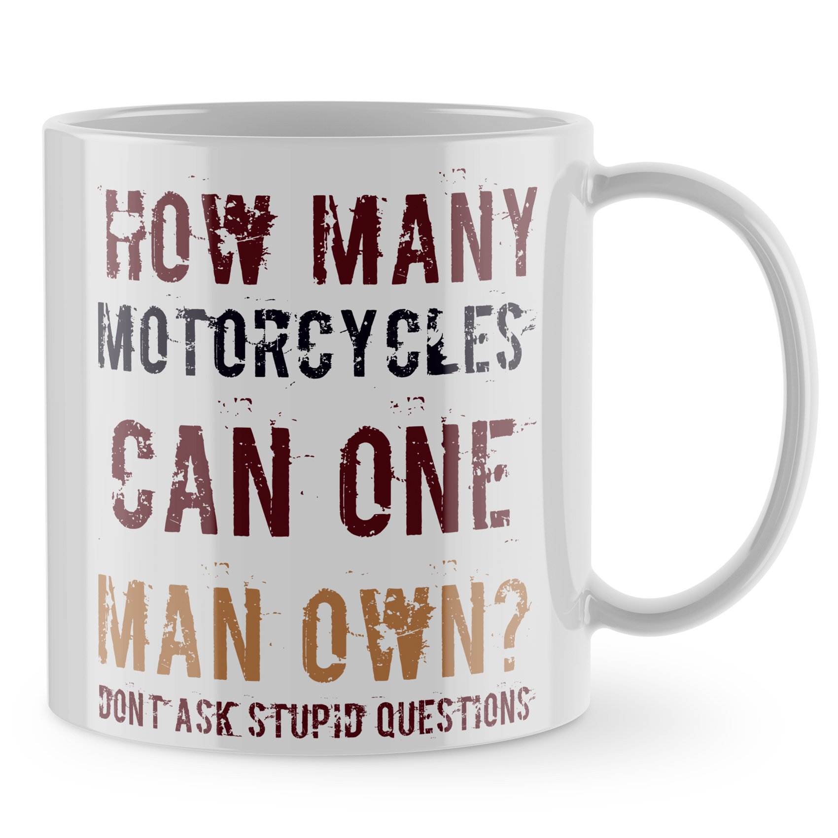 PPH Motorbike Mug - How Many Motorcycles, Motorcycle Gift, Biker Bike Dad 879 Fathers Day Cup