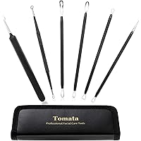 Blackhead Remover Pimple Popper Tool Kit - (6 Piece Kit) - Professional Stainless Pimples Comedone Extractor Removal Tool