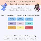 MINDZEN smART DICE Drawing & Painting Game 9 Dice Kids Teens Kit view 3