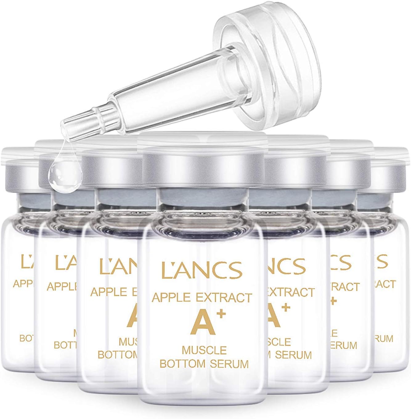 Anti Aging Anti-Wrinkle Facial Serum with Tri-HA Cell Signaling Complex Moisturizing Factor,Regenerate and Repair the Damage Cells Faster,Skin Brightening Dark Spot Remover (8ml7 bottles)