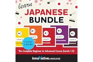 Learn Japanese Bundle: The Complete Beginner to Advanced Course (Levels 1-5)