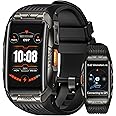 KOSPET Tank X2 Ultra GPS Smart Watch, 3D Curved Glass, Stainless Steel Unibody, 6 Satellite Positioning, Compass, 50M Waterproof, Answer/Make Call, 1.64" AMOLED Screen