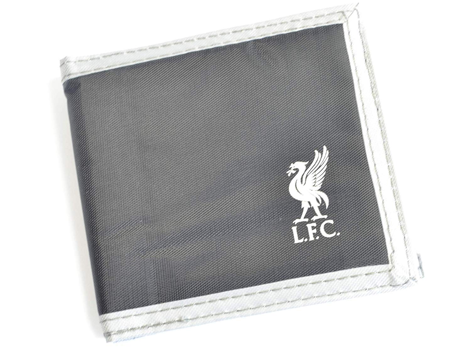 Liverpool FC Liverpool Multi Pocket Black Canvas Crest Wallet Wallet, Adults Unisex, Multicoloured (Multicoloured), One Size