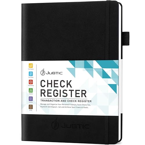 JUBTIC Check Registers for Personal Checkbook(7.5x10″), Large ...