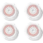 Clarisonic Radiance Facial Cleansing Brush Head Replacement Compatible with Mia 1, Mia 2, Mia Fit, Alpha Fit, Smart Profile Uplift and Alpha Fit X, 4 Count