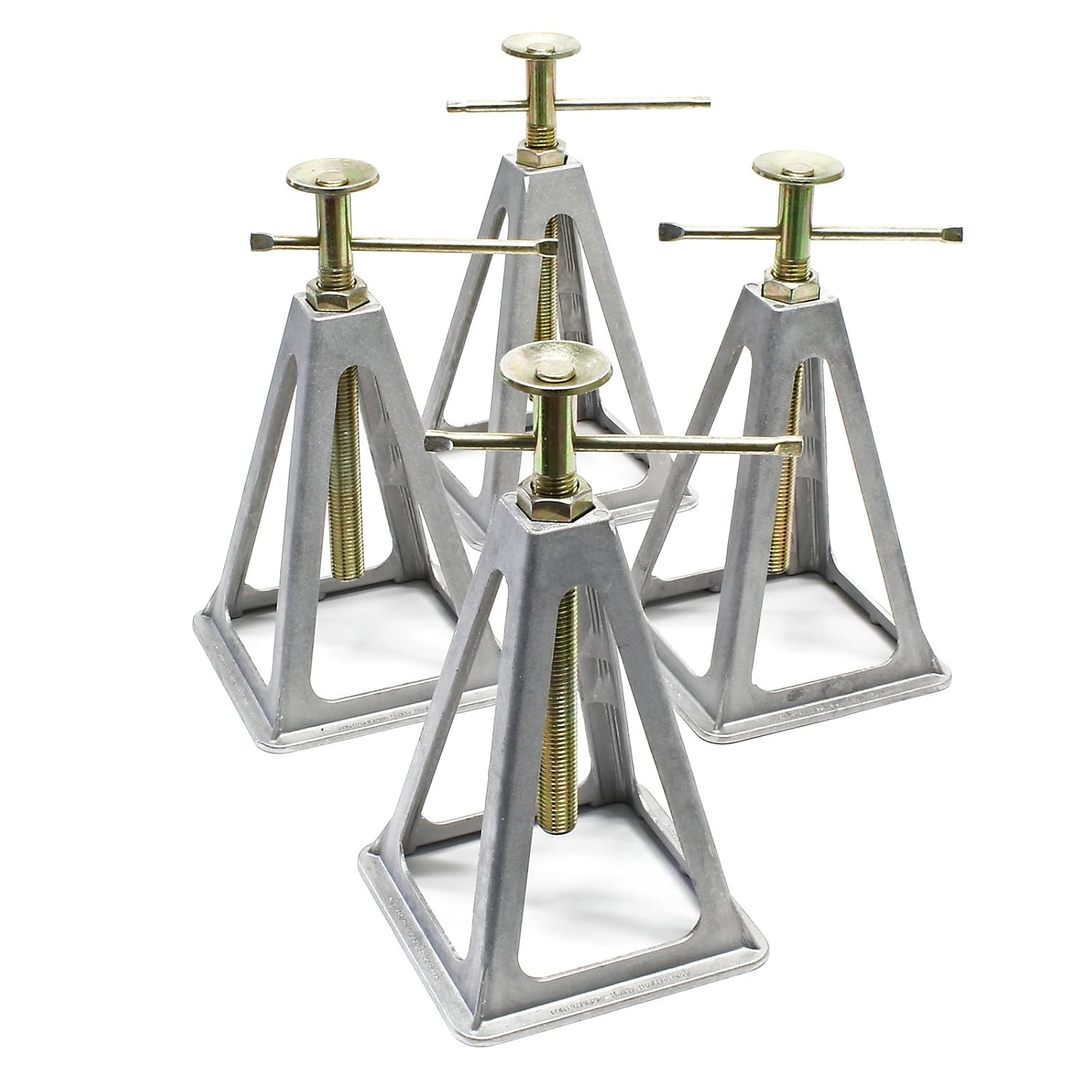 Aluminium jack stands for caravans and trailers 4 pieces Axle Stand