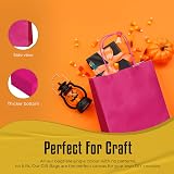 Thepaperbagstore 10 Fuchsia Small Paper Party Bags With Handles 18x22x8cm view 4