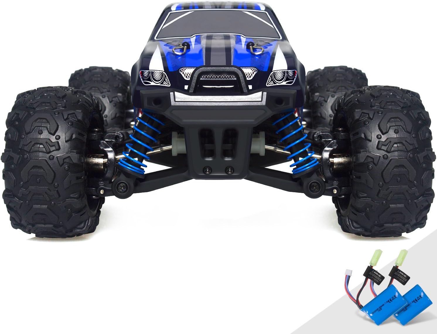 IMDEN Remote Control Car, Terrain RC Cars, Electric Remote Control Off Road Monster Truck, 1:18 Scale 2.4Ghz Radio 4WD Fast 30+ MPH RC Car, with 2 Rechargeable Batteries