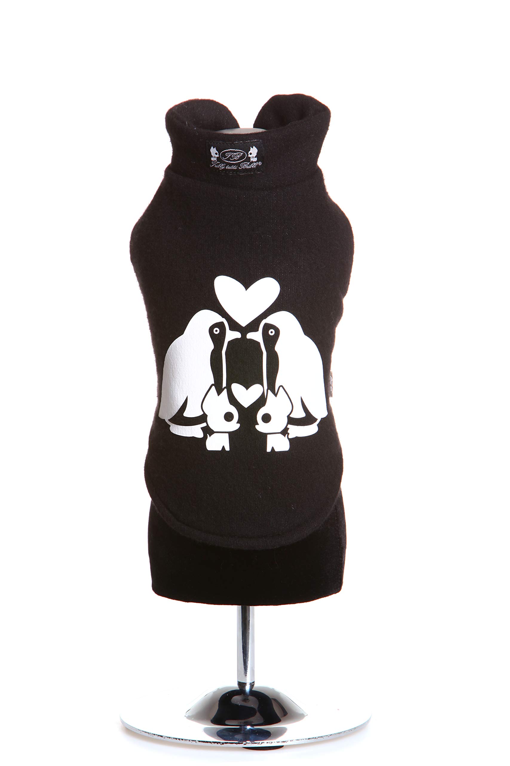 Trilly Tutti Brilli IginonerXS Igino Sweatshirt with Vinyl Application, XS, Black