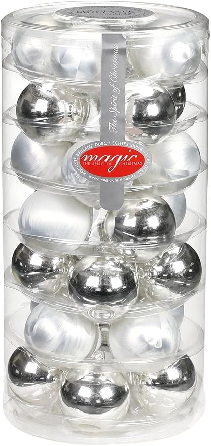 Decorazioni Natalizie Palline Di Vetro.28 Pz Palle Di Natale In Vetro 45 Mm Palle Di Natale Albero Palline Albero Di Natale Decorazione Sfere Palline Di Vetro Decorazione Decorazioni Dell Albero Di Natale 4 5 Cm Amazon It Casa E