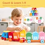 hahaland Baby Montessori Farm Animal Train Toy for 18+ Months view 3
