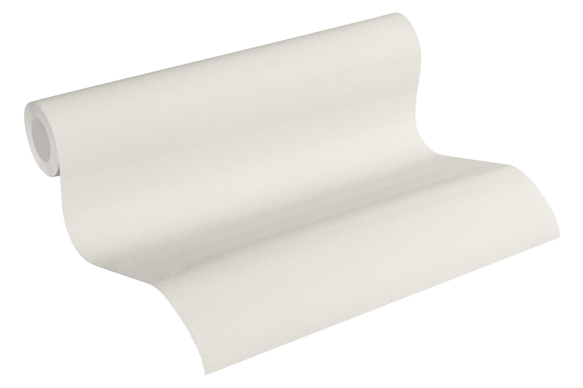 Plain Wallpaper Blooming Non-Woven Wallpaper 10.05 m x 0.53 m Creme Made in Germany by Livingwalls 372682 37268-2