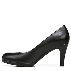 Naturalizer Womens Michelle Pump Black Leather 9.5 N