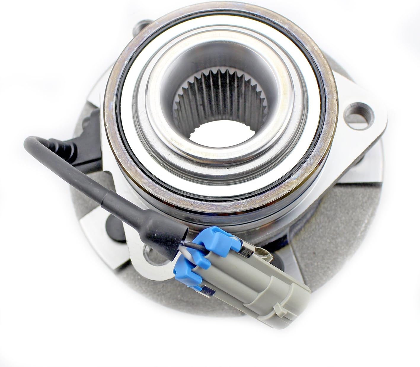 CRS 513189 New Wheel Bearing & Hub Assembly, Front Left (Driver) / Right (Passenger), for 2005-2006 Chevy Equinox, 2006 Pontiac Torrent (4WD/ 2WD), Saturn Vue (4WD/ 2WD), w/ABS