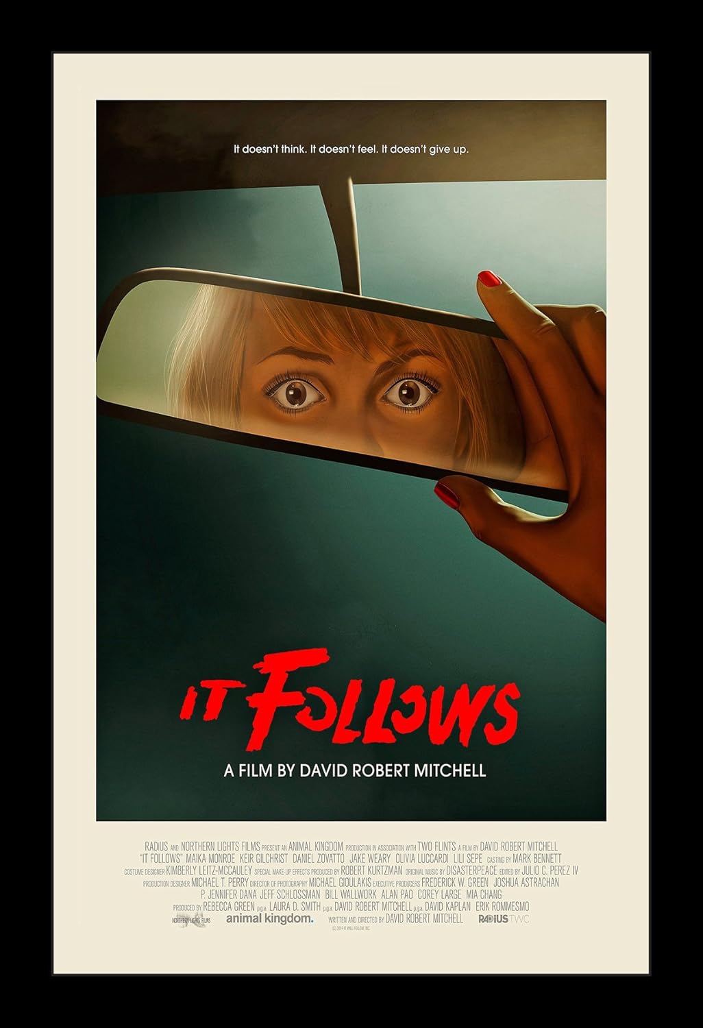 amazon com wallspace it follows 11x17 framed movie poster posters prints wallspace it follows 11x17 framed movie poster