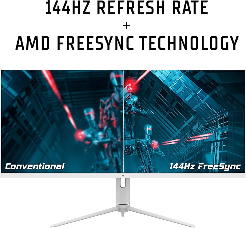 GGF Monitore - 40" Flach, 3440 x 1440 Ultra WQHD-Auflösung, 21:9-Bildschirm, HDR600, 144-Hz-IPS-Panel BZW. 1 ms, HDMI- und DP-Verbindung, Audioausgang, RGB-LED-Leuchten, USB-HUB, Typ C